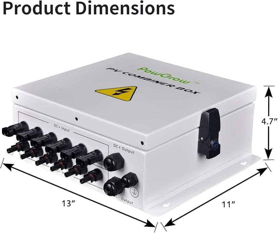 Combiner Box Suntree 4 Entradas y 2 Salidas MPPT | Protección Solar Profesional