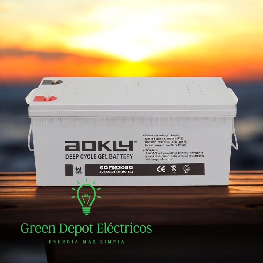 🔋Bateria de gel aokly 12/250Ah
