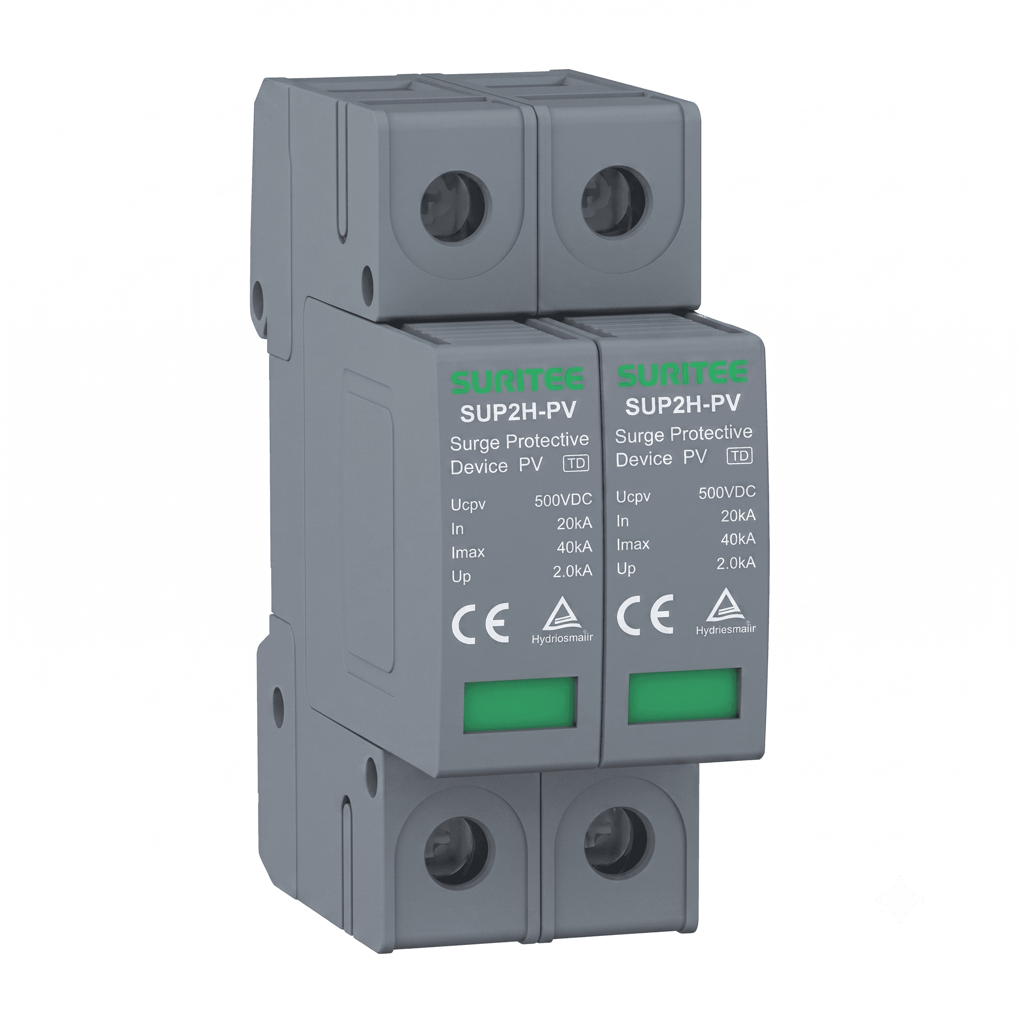 DSP-Protector sobre tensión 220V DC 20-40kA 2P |Suntree