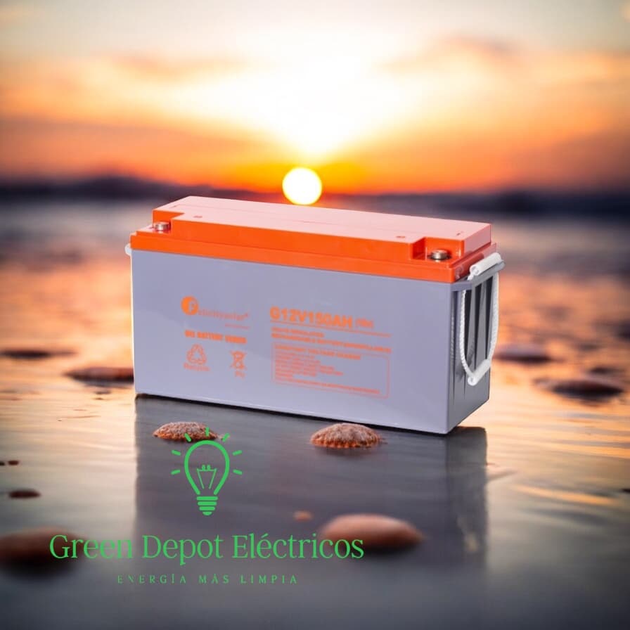 ⚡️ Energía Segura ¡Ahora!: Batería Gel 100Ah 12V Plug & Play