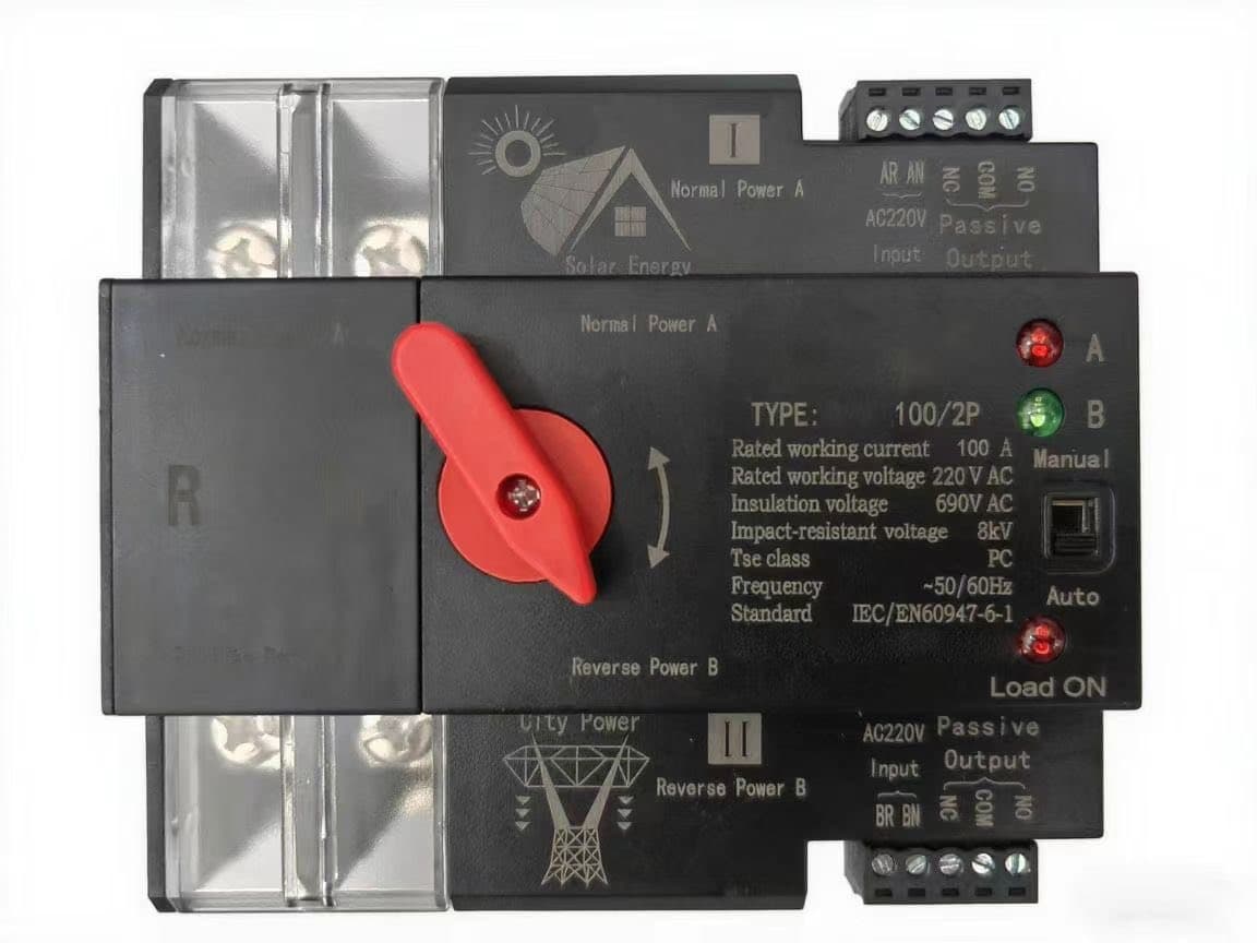 ATS Suntree SQ8W-100 2P 80A (Dual Power ATS)